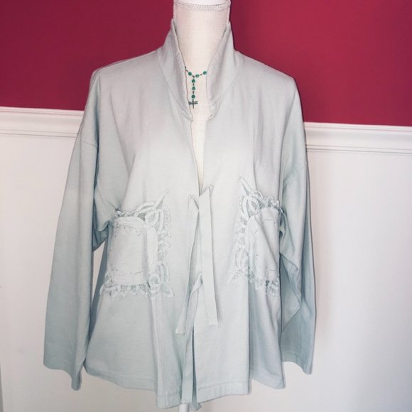 Amazing Christine Damen Tie Front Jacket/Cardigan - Picture 1 of 9